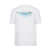 Qassar Half Sleeve Cotton T-Shirt - Mullet