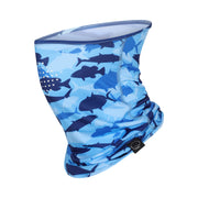 Qassar Face Mask Fish Camo-Blue