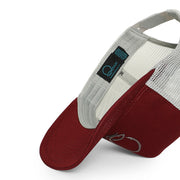 Qassar Performance Cap - Burgundy Red