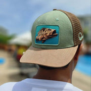 Qassar Performance Cap - Grouper Green Brown