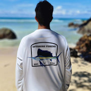 Qassar UPF50+ High Performance Full Sleeve Shirt - Sailfish White