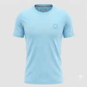 Qassar Half Sleeve Cotton T-Shirt - Oil Rig Blue