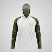 Qassar Performance Masked Hoodie - Camo Green
