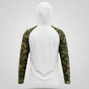 Qassar Performance Masked Hoodie - Camo Green