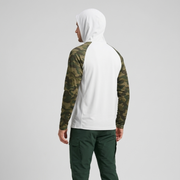 Qassar Performance Masked Hoodie - Camo Green