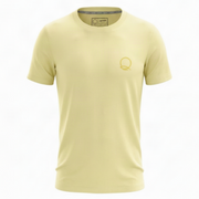 Qassar Half Sleeve Cotton T-Shirt - Crab Spear Yellow