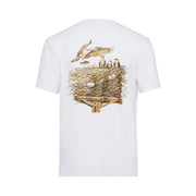 Qassar Half Sleeve Cotton T-Shirt - Osprey