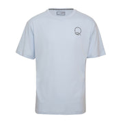 Qassar Half Sleeve Cotton T-Shirt - Crab Blue