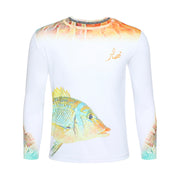 Qassar UPF50+ High Performance Full Sleeve Shirt for Youth/Kids - Sherry 1 (Size: XS)