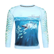 Qassar UPF50+ High Performance Full Sleeve Shirt - Kingfish