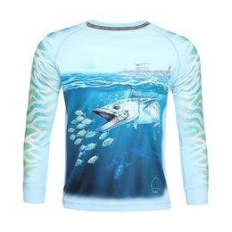 Qassar UPF50+ High Performance Full Sleeve Shirt - Kingfish