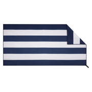 Qassar Beach Towel- Navy White
