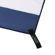Qassar Beach Towel- Navy White