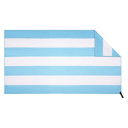 Qassar Beach Towel-Turquoise White