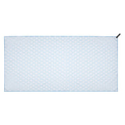 Qassar Beach Towel-White Topo