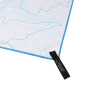 Qassar Beach Towel-White Topo