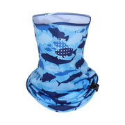 Qassar Face Mask Fish Camo-Blue
