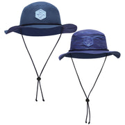 Qassar Double Side Hat-Aqua Drift Blue