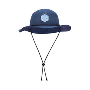 Qassar Double Side Hat-Aqua Drift Blue