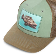 Qassar Performance Cap - Grouper Green Brown