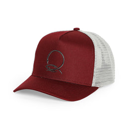 Qassar Performance Cap - Burgundy Red