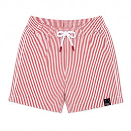 Qassar Beach Shorts-Maroon