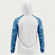 Qassar Performance Masked Hoodie - Camo Blue