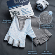 Qassar Performance Gloves-Topograph